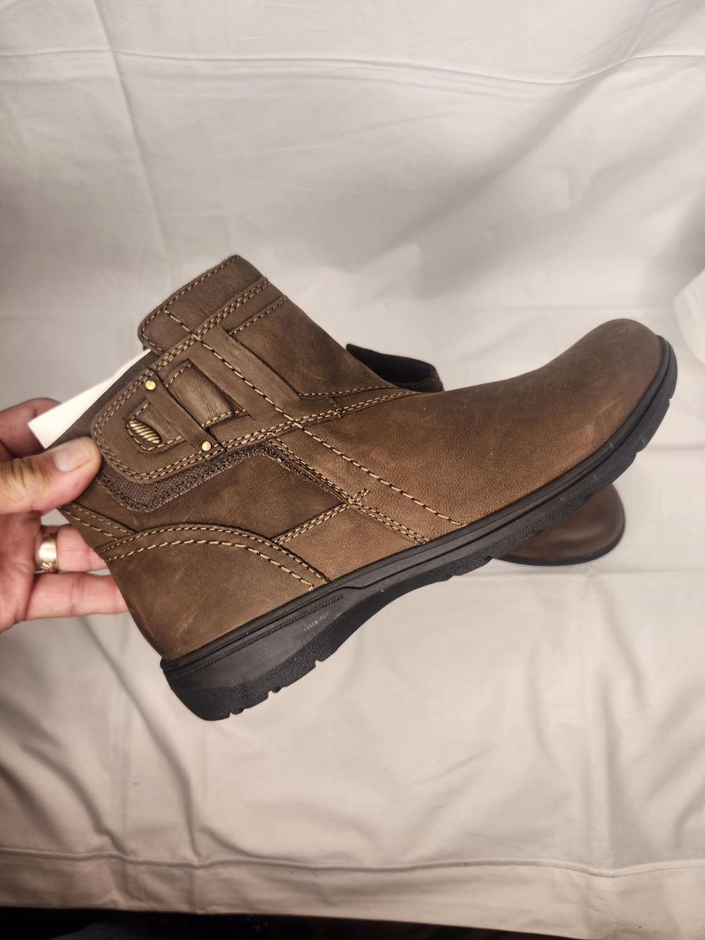 Clarks Brown Leather Chukka Boots